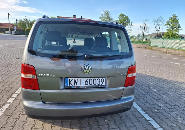 Volkswagen Touran cena 7700 przebieg: 326000, rok produkcji 2004 z Krobia małe 16